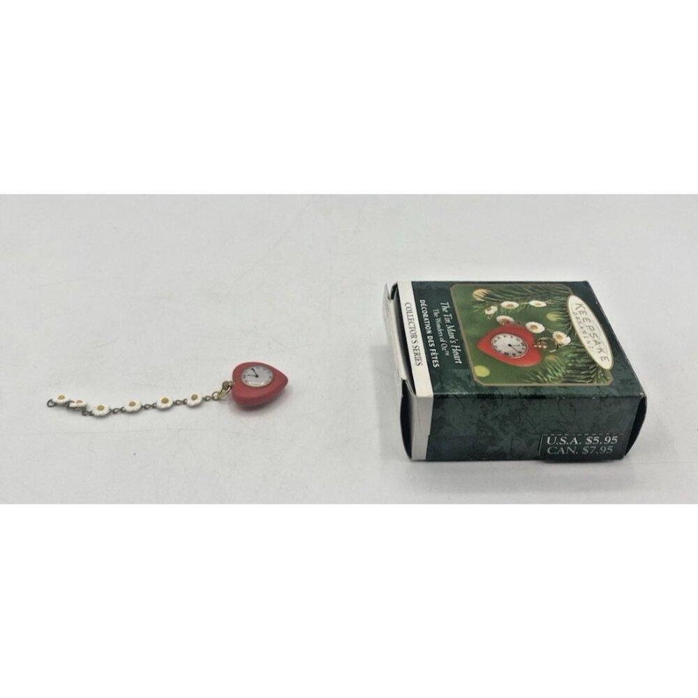 Hallmark Keepsake Miniature Ornament The Tin Man’s Heart The Wonder of Oz 2000 - Picture 6 of 13